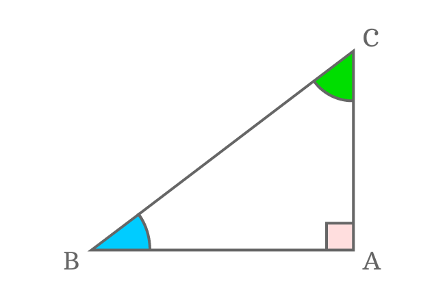 angles of right triangle