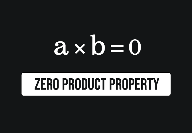 zero product property