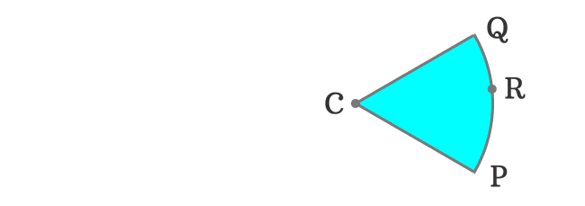 minor sector of a circle