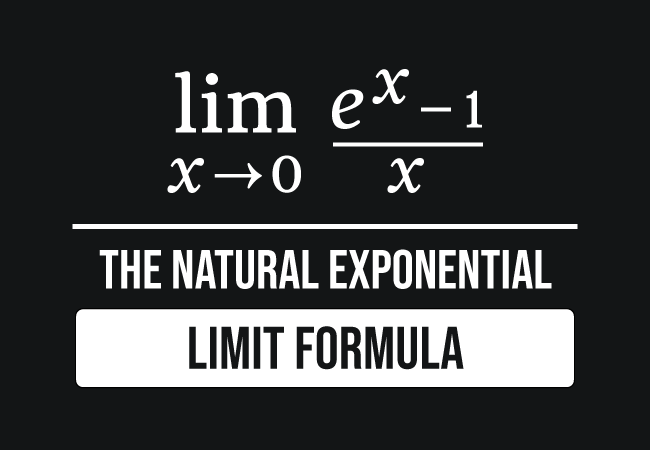 lim x → 0 e^x-1/x rule