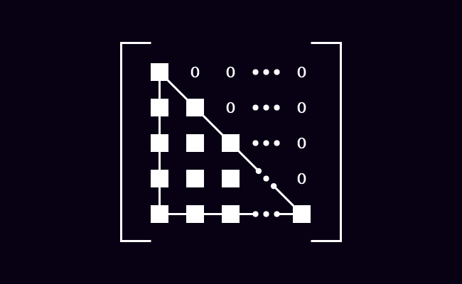 lower triangular matrix