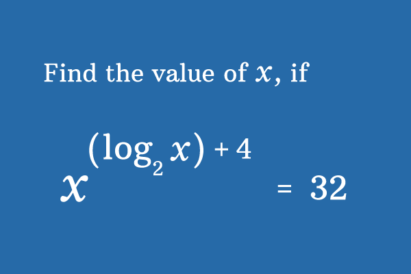 logarithm problem with solution