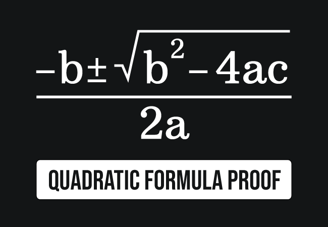 quadratic formula proof