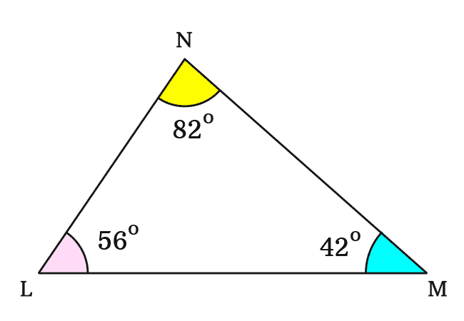 internal angles of triangle