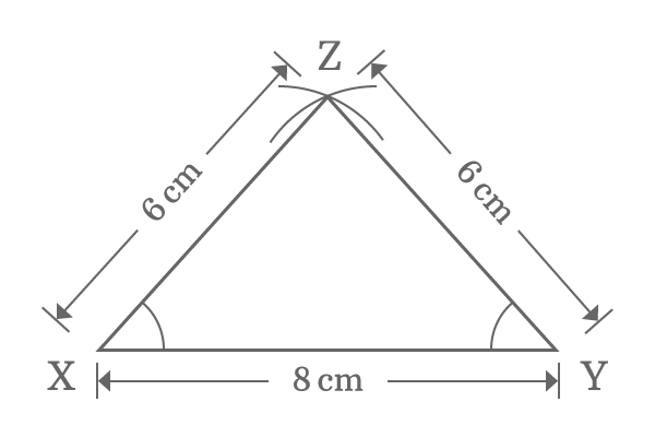 construction of isosceles triangle
