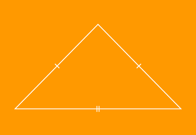 isosceles triangle