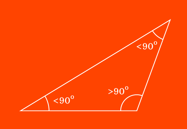 obtuse triangle