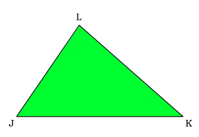 representation of sides of a triangle