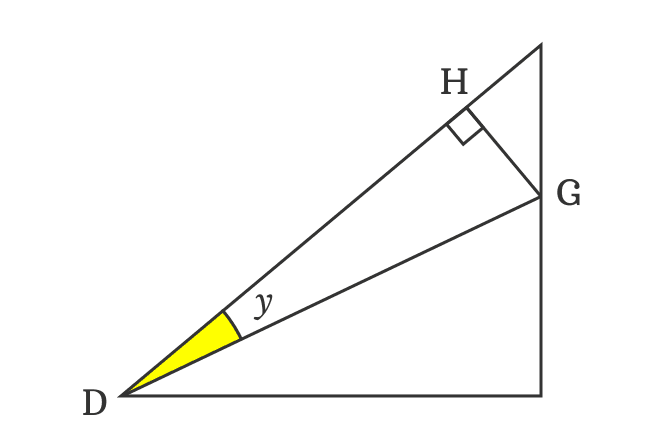 triangle for sin of angle difference identity