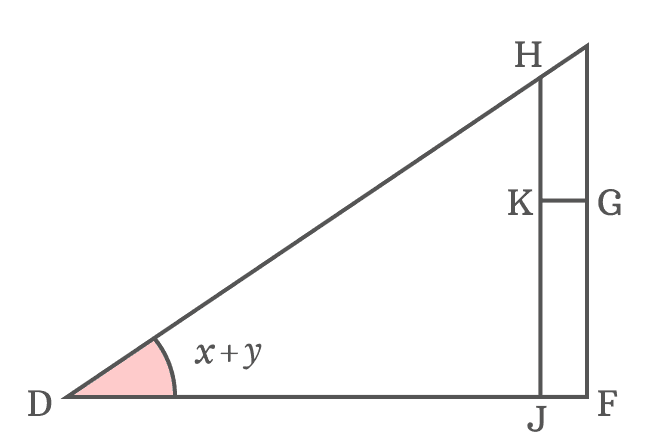 sum of two angles in ratio form