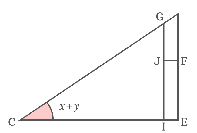 sum of two angles in ratio form