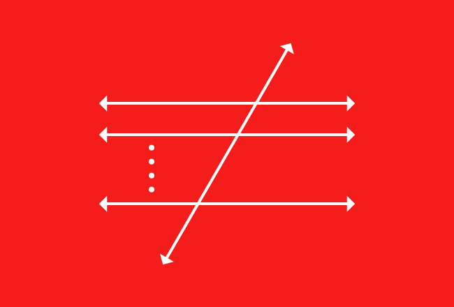 transversal of parallel lines