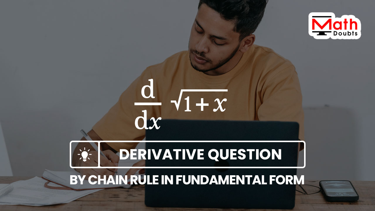 chain rule derivative problem solution