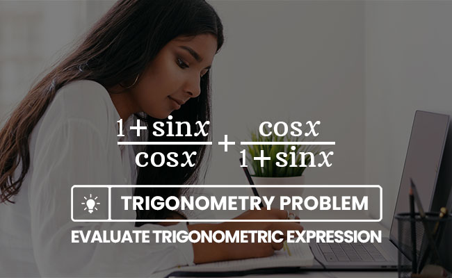simplifying trigonometric expression question solution