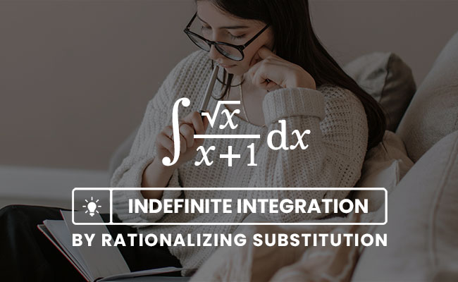 integration by rationalizing substitution question solution