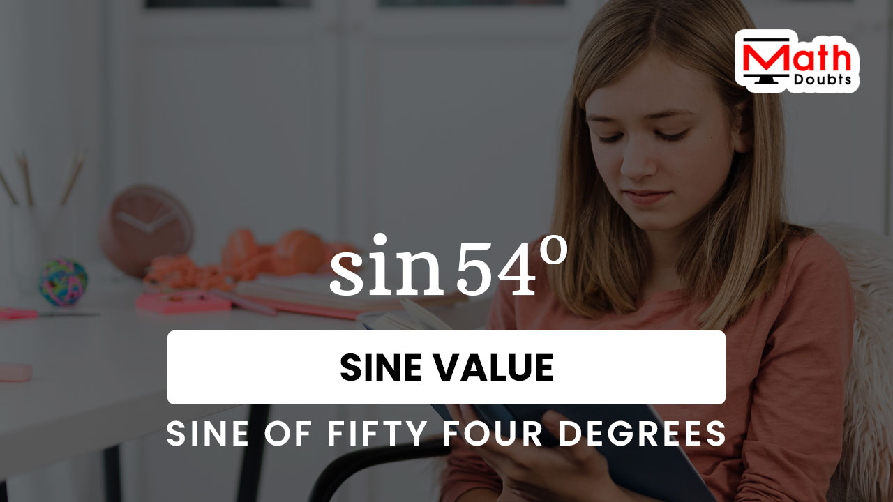 sin 54 degrees value