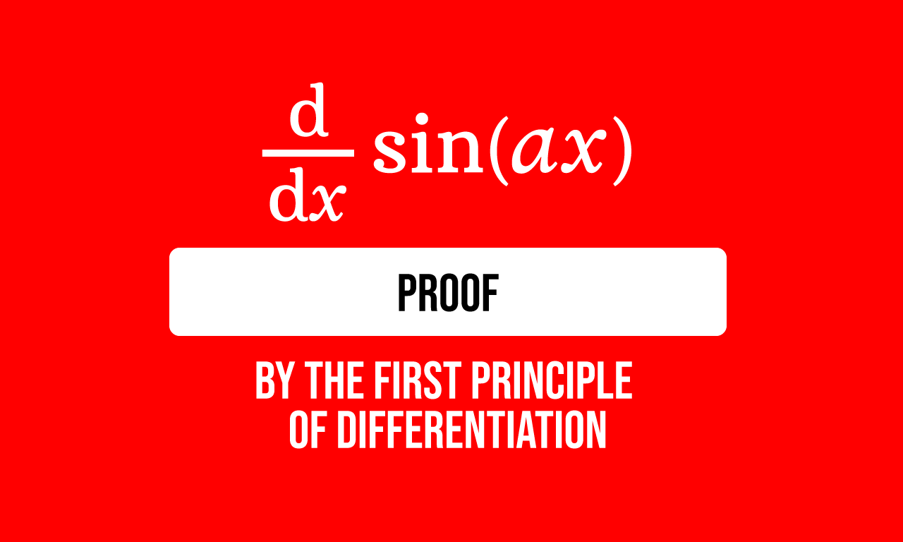 derivative rule of sine multiple angle sin(ax)