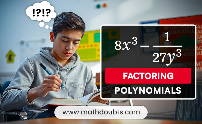factoring difference of two cubes polynomial problem