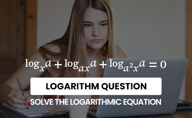 solving log equation problem solution