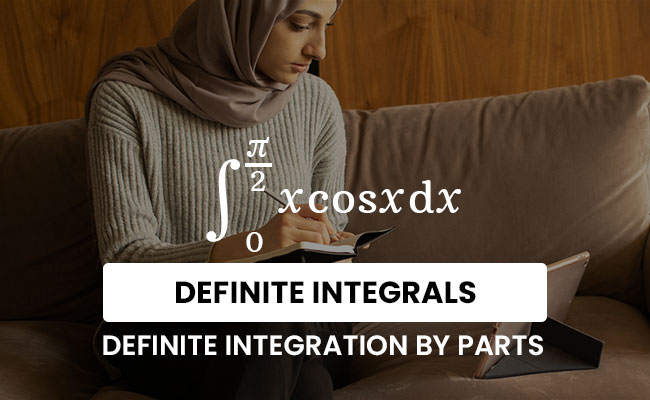 definite integration by parts question and solution