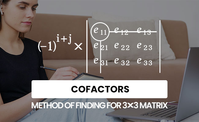 cofactors of a 3x3 matrix