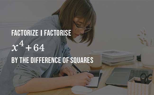 factoring expression by difference of squares
