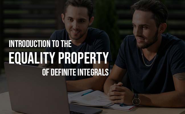 Equality property of Definite integrals