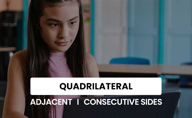 adjacent sides of quadrilateral